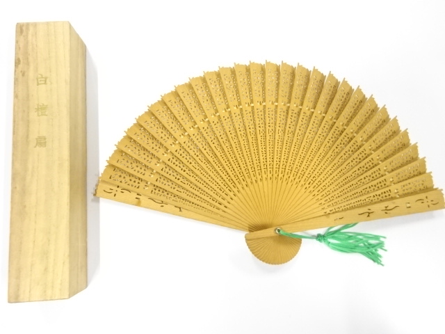 アンティーク　白檀扇子